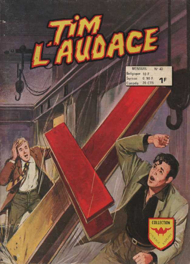 Scan de la Couverture Tim L'Audace 2 n 40